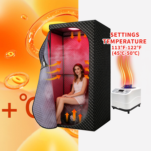 Carpa de Sauna ZT, Sauna Infrarroja Plegable, Sauna Seca y Húmeda, Spa en Casa, Sauna de Cuerpo Completo, Sauna Portátil con Vaporizador de 1500w - Product Image 4