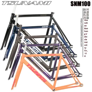 Telaio per Bicicletta da Pista Pioneer Tsunami Snm100 a Scatto Fisso in Lega di Alluminio Monomarcia per Uso su Bici da Corsa - Product Image 3