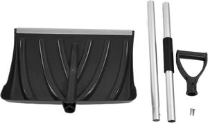 Pelle à neige en plastique robuste avec manche en aluminium et poignée en D, idéale pour le déneigement des allées ou des trottoirs, 21 pouces - Product Image 2