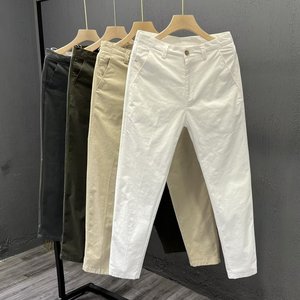 Salopette Vintage in Cotone da Uomo Autunno Inverno, <span class=keywords><strong>Pantaloni</strong></span> Dritti Leggeri Casual Larghi per Esterni, Taglie Grandi, Stile Business - Product Image 1
