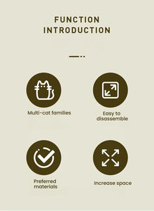 Caixa de Areia para Gato Jumbo de Plástico com Capacidade de 20L, Ecológica, Fácil de Limpar, Design à Prova de Respingo e Controle de Odor - Product Image 2