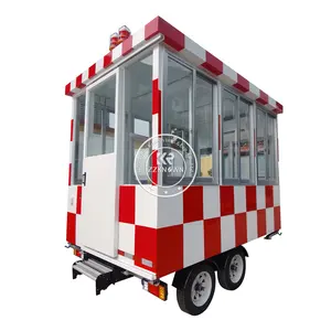 2024 Wholesale Price Cater Ice Cream Mobile Food Trucks OEM Concession Pizza Food Trailer Cart for Sale