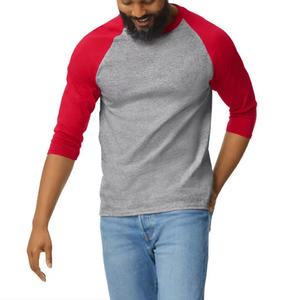 Ropa Deportiva Personalizada para Hombre, Camiseta de Algodón de Manga Corta a Rayas, Estilo Casual, 180 Gramos, Contraste de Color con Patrón Sólido - Product Image 5