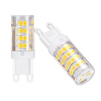 Ampoule LED G9 en forme de maïs, perles de lampe en plastique, large plage de tension 85V-265V, prise horizontale, lampe résidentielle AC