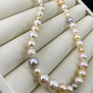 <b>Candy</b> Rainbow 4-5MM Ultra Exquisite Mixed Color Baby Beads Near Flaws Oil Bright Pearls Versatile for Daily Use Pearl <b>Necklaces</b> - Product Image 2