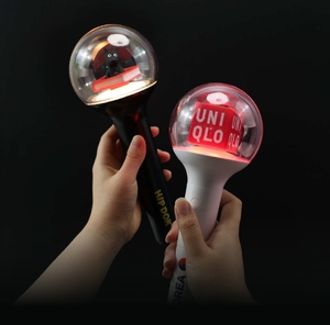 Bâton lumineux LED RGB à effet 3D, logo personnalisé, bâton lumineux portable pour les fans de K-pop, les concerts, les fêtes, les festivals, les événements, accessoire de cheering - Product Image 6