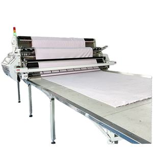 Nouvelle machine automatique <span class=keywords><strong>d</strong></span>'étalement et de <span class=keywords><strong>d</strong></span>écoupe de vêtements en acier <span class=keywords><strong>à</strong></span> alignement de bord de précision, certifiée CE pour la production textile domestique - Product Image 2