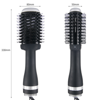 PRITECH 1000W 1200W Sèche-cheveux Brosse à air chaud Styler en une étape Volumiseur Brosse à cheveux Sèche-cheveux électrique Brosse à cheveux avec ions négatifs