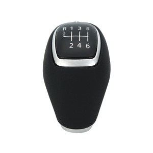 Perilla de palanca de cambios de 6 velocidades de cuero para Hyundai Tucson TL I30 I20 Getz Venue Elantra AD Accent <span class=keywords><strong>Verna</strong></span> 43711-F2300TRY <span class=keywords><strong>accesorios</strong></span> de coche - Product Image 3