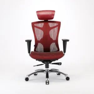 2021 Hot selling sihoo v1 rolling chair office chair executive all red mesh chair