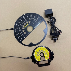 Esferas de Velocímetro con Efecto Luminoso <span class=keywords><strong>EL</strong></span>, Compatibles con BMW <span class=keywords><strong>Mini</strong></span> <span class=keywords><strong>Cooper</strong></span> Serie R, Revestimiento para Panel de Instrumentos - Product Image 1