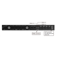 Çok Satan DHK4.4 Profesyonel Ses Dijital Güç Amplifikatörü 1U Sınıf D 4 Kanal 4*400 Watt AMP Powercon Konnektörleri