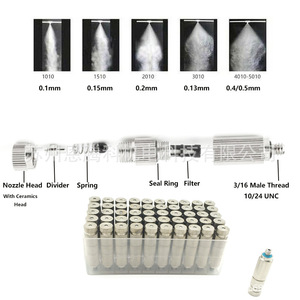 Boquilla Atomizadora de Alta Presión de Acero Inoxidable 0.1 0.2 0.3 0.4 0.5mm para Humidificación y Eliminación de Polvo - Product Image 4