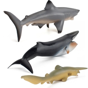 Juguete de simulación creativa para niños: Modelo de Tiburón Oceánico, Ballena, Megalodón, Ballena <span class=keywords><strong>Azul</strong></span>, Tiburón Goblin, Rompecabezas, Adorno Cognitivo - Product Image 3