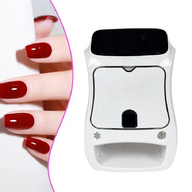 Portable Nail Art Painter Fast Printing Auto WIFI DIY 3D Digital Nail Art Printer With Uvled Lamp Nail Printer Machine