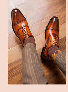 Di alta qualità in pelle di lusso moda moda <span class=keywords><strong>sposo</strong></span> uomo stile matrimonio formale Business in pelle Oxford <span class=keywords><strong>scarpe</strong></span> eleganti - Product Image 4