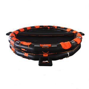 Balsa Salvavidas Inflable de Goma Reversible para 65-100 Personas, Color Naranja, SOLAS - Product Image 1
