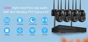 Hệ Thống Giám Sát Camera An Ninh Gia Đình Thông Minh 3MP PTZ Bộ Nvr Wifi Không Dây Hệ Thống Camera PTZ An Ninh 3MP - Product Image 2