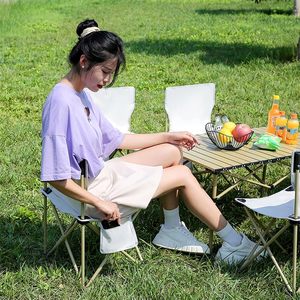 Chaise de pêche pliante portable pour loisirs en plein air avec dossier et porte-gobelet, siège de camping léger en tissu Oxford pour voyage et pique-nique - Product Image 3