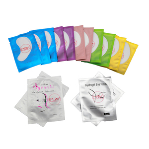 Hot Bán <span class=keywords><strong>Lint</strong></span>-Miễn Phí Màu Hồng Tím Màu Xanh Lông Mi Mở Rộng Gel Miếng Đệm Dưới Miếng Vá Mắt Tốt Nhất Lông Mi Công Cụ - Product Image 1
