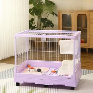 Jaula para mascotas <span class=keywords><strong>de</strong></span> Metal duradero <span class=keywords><strong>de</strong></span> portabilidad multicolor con rueda, producto para mascotas, jaula para conejos, jaula para hámster a la <span class=keywords><strong>venta</strong></span> - Product Image 3