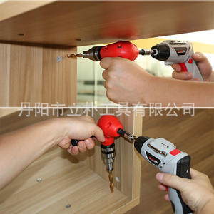 Adaptateur de perceuse à angle droit 90 degrés Mr Drill en acier inoxydable avec mandrin à trois griffes pour espaces étroits - Product Image 3