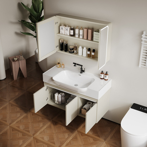 "Modern makeup <b>bathroom</b> <b>vanity</b> cabinet with mirror storage sink cabinet home hotel <b>bathroom</b> - Product Image 6
