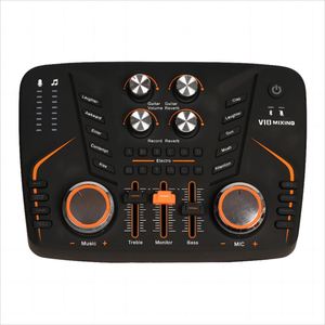 Demao-Mezclador de Audio profesional, 4 canales, tarjeta de sonido estéreo, sistema de consola, USB, BT, <span class=keywords><strong>FX</strong></span>, procesador de señal de Audio Digital con efecto - Product Image 4