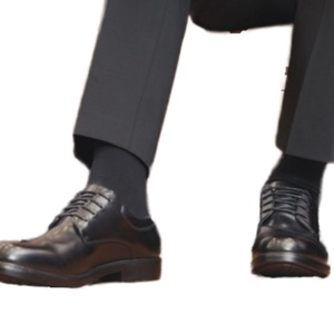Zapatos de Vestir Clásicos Hechos a Mano de Cuero Genuino de Alta Calidad con Logotipo Personalizado de Marca Original para Hombre, con Cordones, Estilo Oxford, Bicolor - Product Image 4