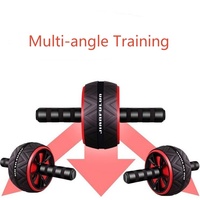 Roue abdominale silencieuse et pliable pour entraînement à domicile, équipement de fitness pour la réduction du ventre et le remodelage abdominal