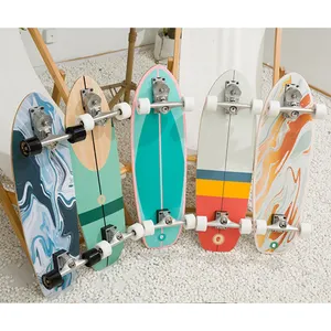 7 Ply Maple Wooden Land Carver Surf Skate Custom Ahorn Skateboard