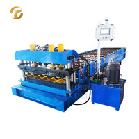Machine de formage de rouleaux de tôles de toiture en PPGI entièrement automatique, avec support pour inspection en usine