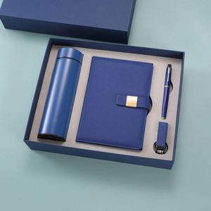 2025 <b>Journal</b> Hardcover <b>Planner</b> Lined Customized PU Leather Cover Red Notebook Paper Stationery Stationary Gift Set with Pen - Product Image 6