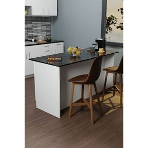 Tavolo da Cucina Moderno con Finitura in Marmo Bianco di Vera, 4 Ripiani, Scrivania Salvaspazio, <span class=keywords><strong>Turchia</strong></span> - Product Image 3