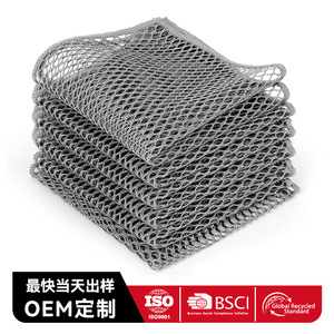 ผ้าเช็ดจานแบบตาข่าย 30 ซม. x 30 ซม. สำหรับทำความสะอาดหม้อและกระทะ พร้อมคุณสมบัติขจัดคราบน้ำมัน - Product Image 3