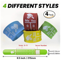 Bracelets de montre en silicone pour le comptage des scores, pour le tennis de table, le pickleball et tous les sports.