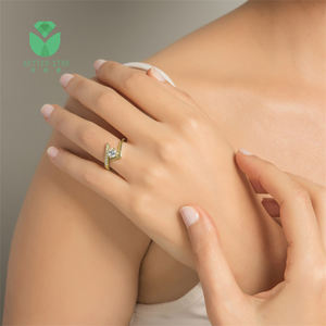 Betterstar Gia Igi certifié Cvd HPHT bijoux en diamant cultivé en laboratoire 14k 18k bagues en or massif bague de fiançailles bijoux pour femmes - Product Image 6