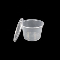 Yiqiang — récipient alimentaire rond en plastique, Transparent et étanche, pour micro-ondes, 560ml, ODM/OEM