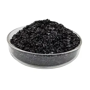 The factory exports water-soluble sodium Fulvate flake acid for use in agriculture