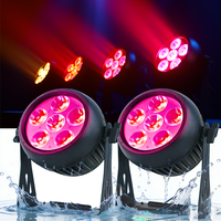 Marslite Étanche LED Par Lumière 6x20w RGBWAUV 6in1 IP65 Batterie Par LED Stage Light Batterie Extérieure Étanche LED Par Lumière
