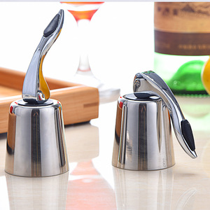 Tapón de acero inoxidable <span class=keywords><strong>para</strong></span> <span class=keywords><strong>vino</strong></span>, tapón de Metal <span class=keywords><strong>para</strong></span> botella de champán, con logotipo personalizado - Product Image 6