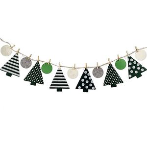 Design personnalisé Happy Signs Fête d'<span class=keywords><strong>anniversaire</strong></span> Graduation Toile de fond de Noël Hirondelle Triangle Feutre Bunting Drapeau Bannière pour Hôtel - Product Image 5