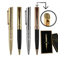 TTX-قلم حبر جاف فاخر معدن ذهبي فاخر مناسب للعمل المكتبي وذو شعار مخصص