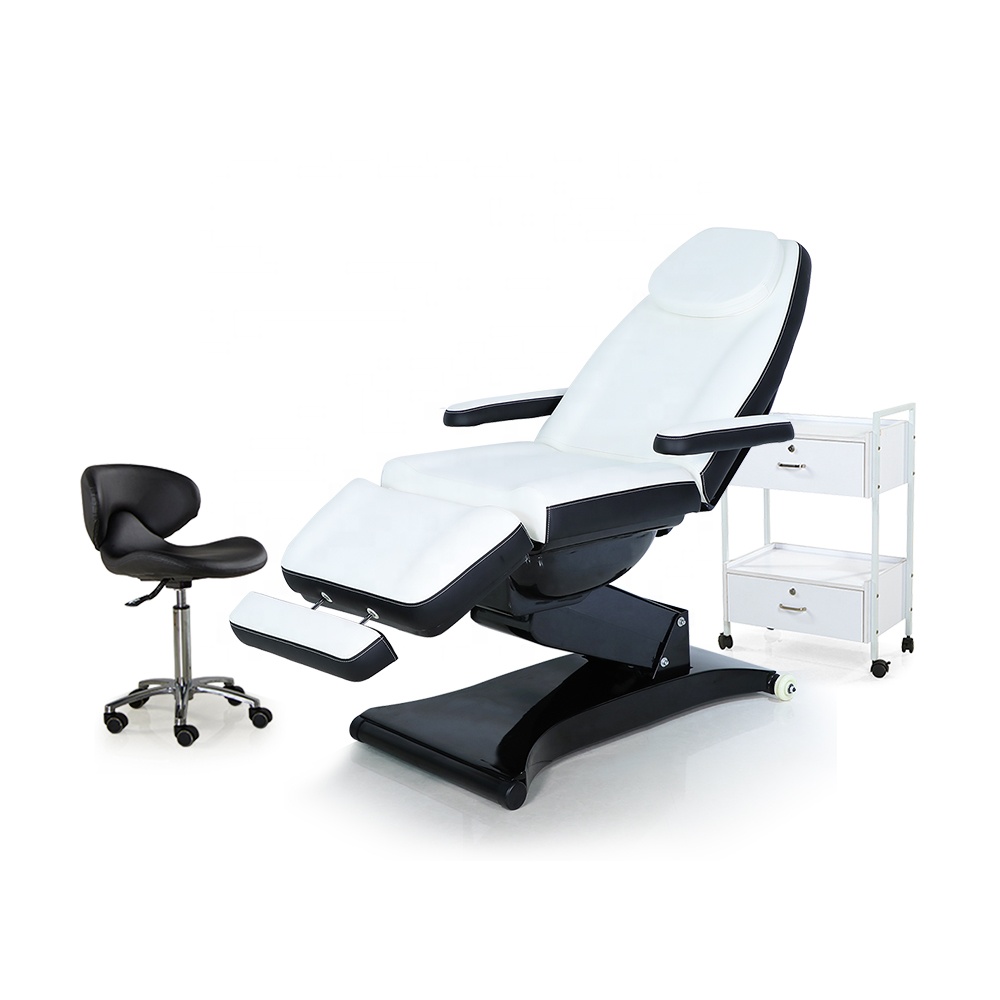 Liggende Salon Schoonheid Verstelbare Hoogte Hydraulische Draagbare Goedkope Beste Opvouwbare Elektrische Behandeling Massage Gezicht Bed Stoel