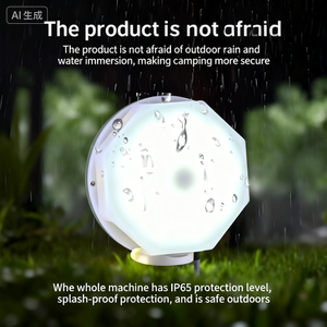 Guirlandes lumineuses de camping Modes d'éclairage portables Charge de type C Stockage rapide Étanche Guirlandes lumineuses de tente pour la randonnée Jardin - Product Image 2