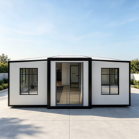 Maison conteneur modulaire extensible Voros Prefab 20ft 40ft pour hôpital temporaire, restaurant, Australie, à vendre