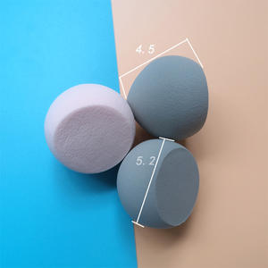 Moda nueva llegada cosméticos licuadora Puff pan maquillaje esponjas PU convertirse en más grande húmedo seco uso lavable maquillaje esponjas - Product Image 6