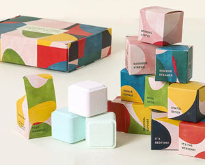 Boîte d'expédition pliable en carton ondulé B/E avec option de boîte cadeau intérieure rigide pour diffuseur de vapeur de douche, personnalisable OEM - Product Image 4