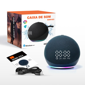 Altoparlante Bluetooth con Display Digitale LED, Luci d'Atmosfera RGB e Bassi Profondi, Speaker Wireless per Uso Esterno e Domestico - Product Image 6