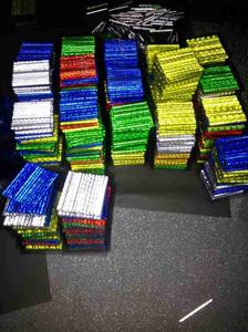 Réflecteur de rayons de vélo en plastique pvc coloré, 1 pièce, lueur dans la nuit, clip de montage réfléchissant, bande d'avertissement étanche - Product Image 5